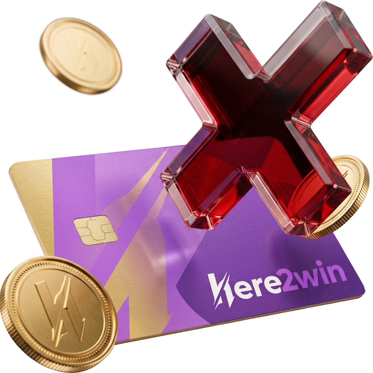 Gold coins and a faceted red gem, a picture for the regular reload rewards