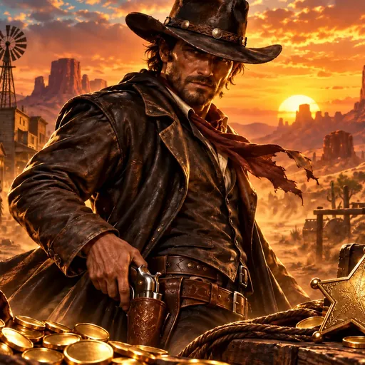 Wild west adventure cover art for the NetEnt pokie Dead or Alive